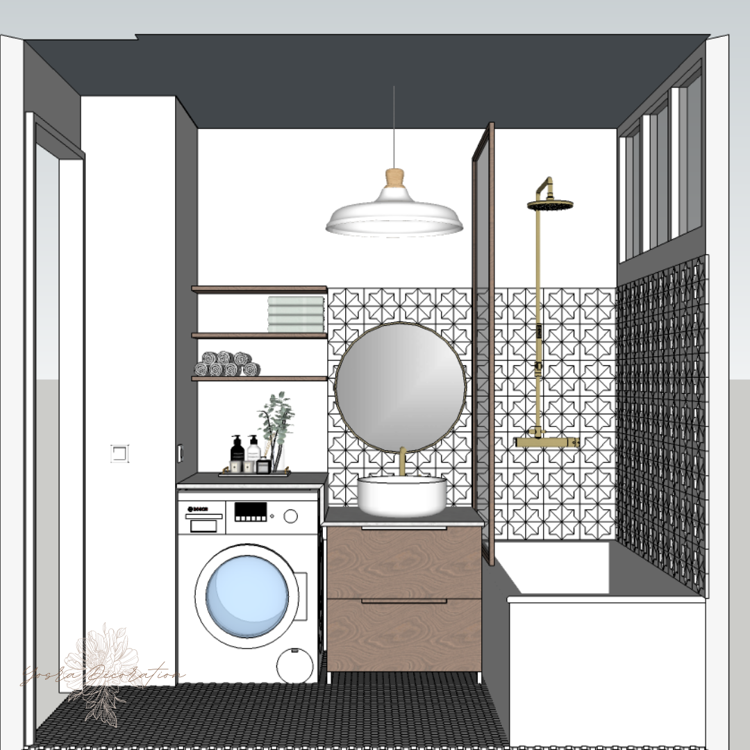 Une salle de bain épurée