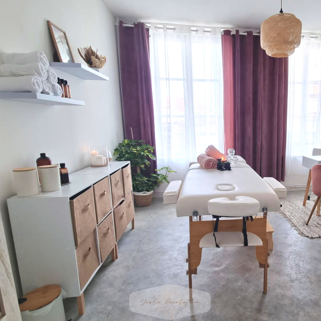 Un cabinet de naturopathe épuré et chaleureux.