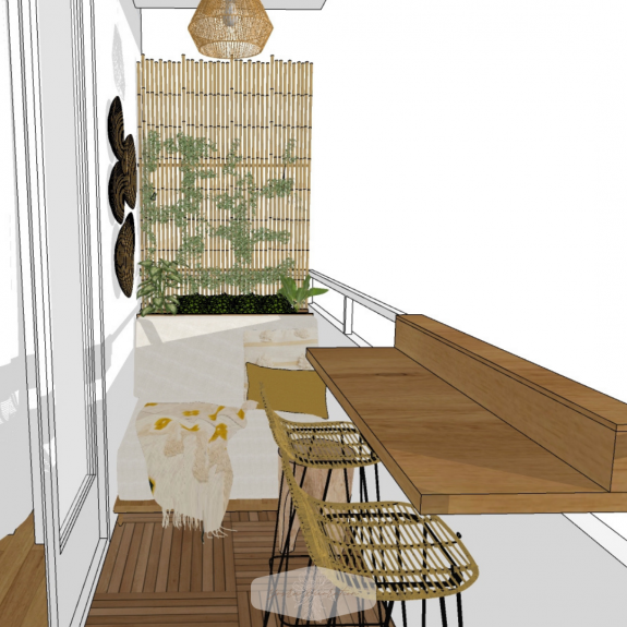 Décorer un petit balcon