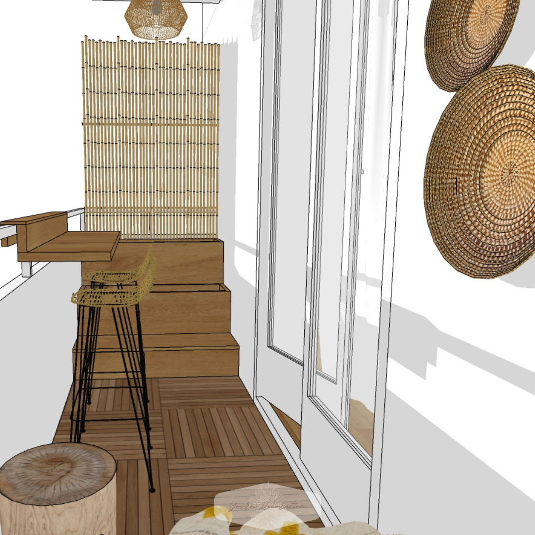 Décorer un petit balcon